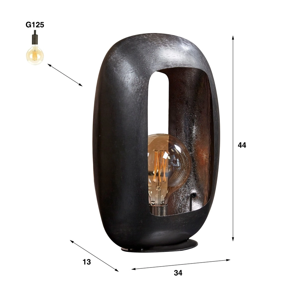 Lampe de table industrielle Arch Lyora 8716803511316