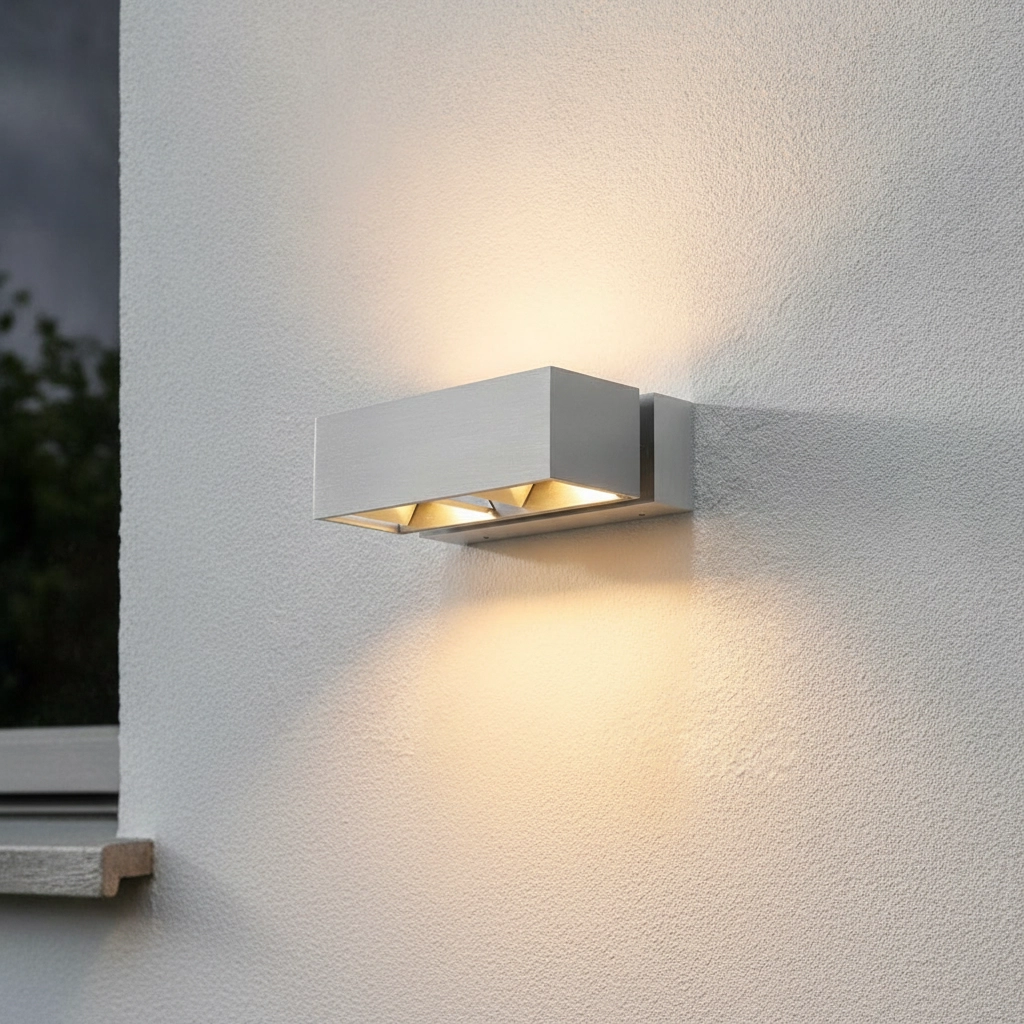 Spot LED double Bfeld 2 lumières - aluminium