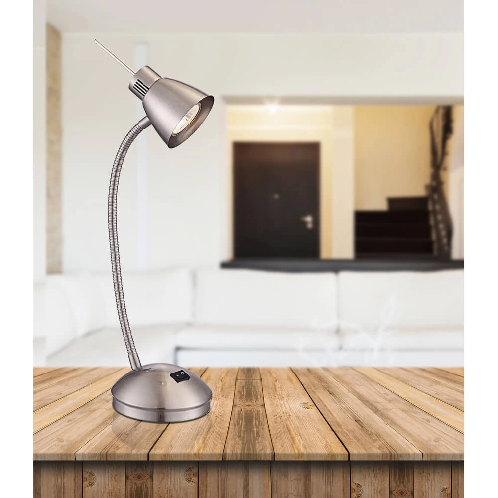 Lampe de bureau classique Nuova nickel Globo 9007371340330
