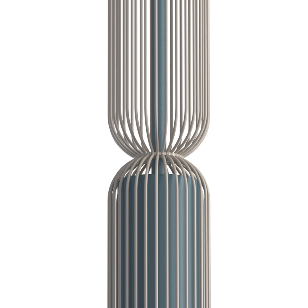 Lampe suspendue Singles 40,5 cm gris umbra et brun sable Lyora 5903139122009