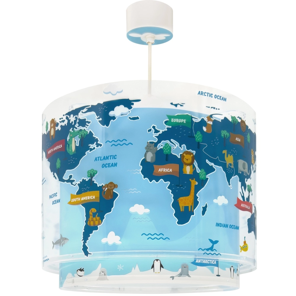 Suspension chambre d’enfant Kids World bleu