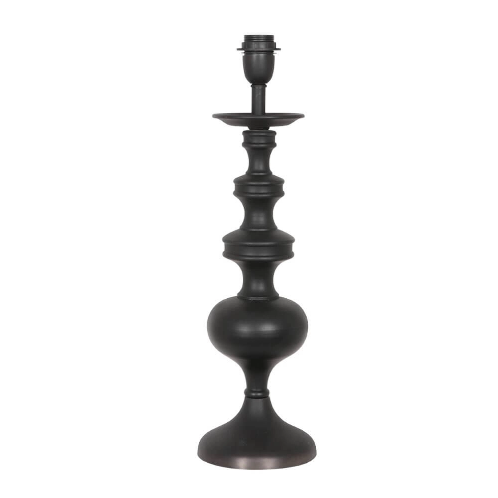 Lampe de table classique Lyons C avec abat-jour en velours doré Steinhauer 8712746166750