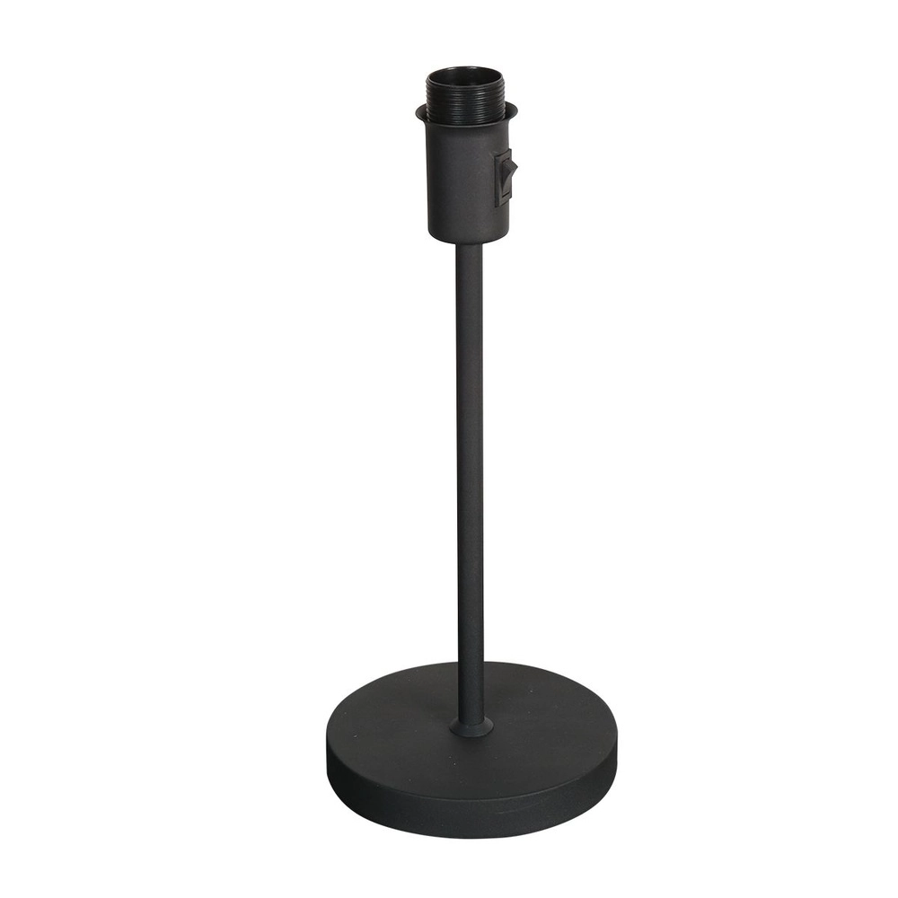 Lampe de table noire Noor avec rotin et capot noir Steinhauer 8712746182149