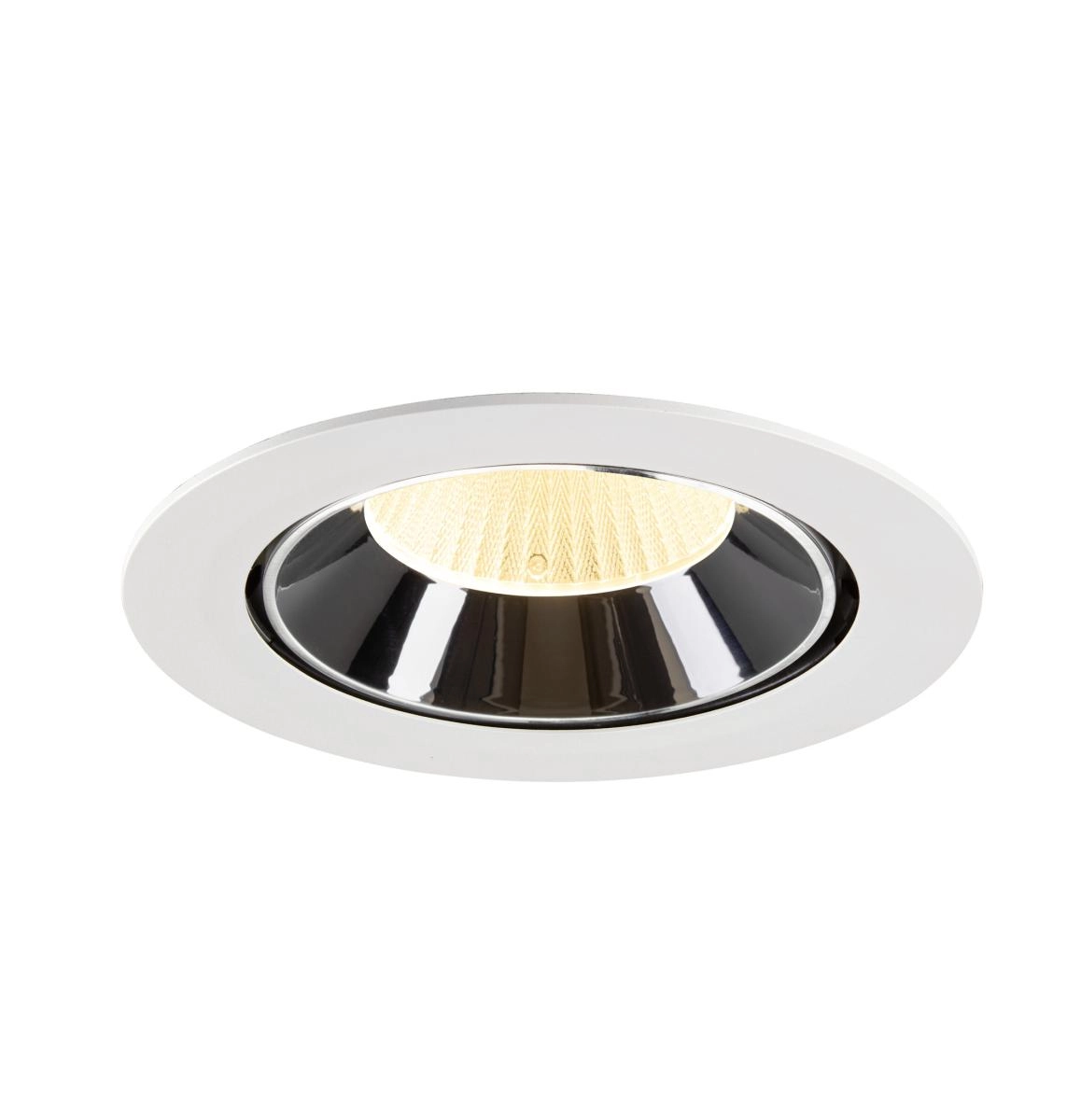 Spot encastré Numinos Gimble XL blanc/chrome 3000K - 40 deg SLV 4024163308588