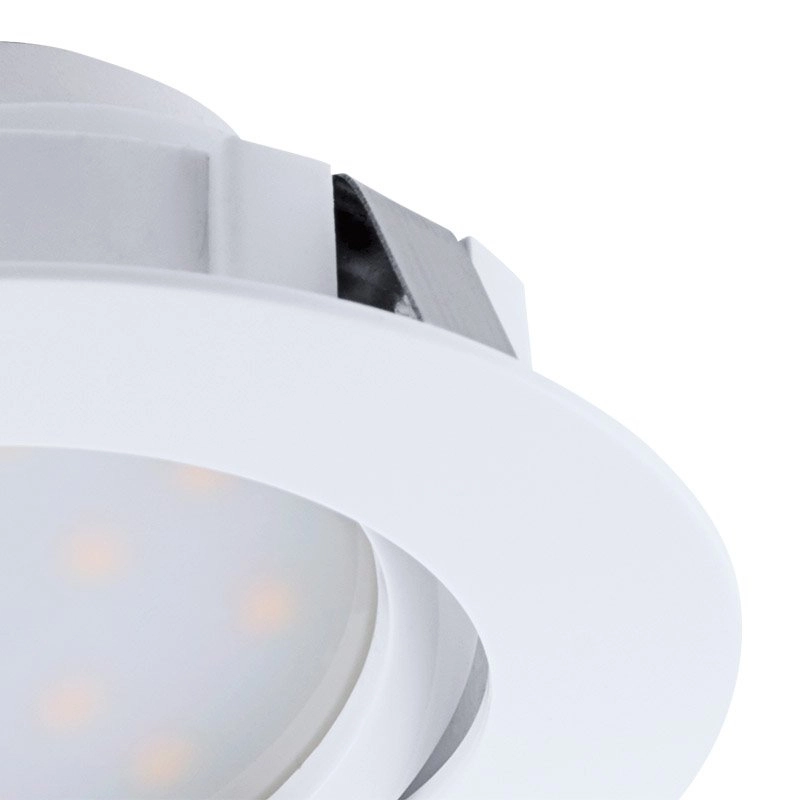 Spot de plafond LED Pineda Round 6w - 3000K - 8,4cm blanc Eglo 9002759958541
