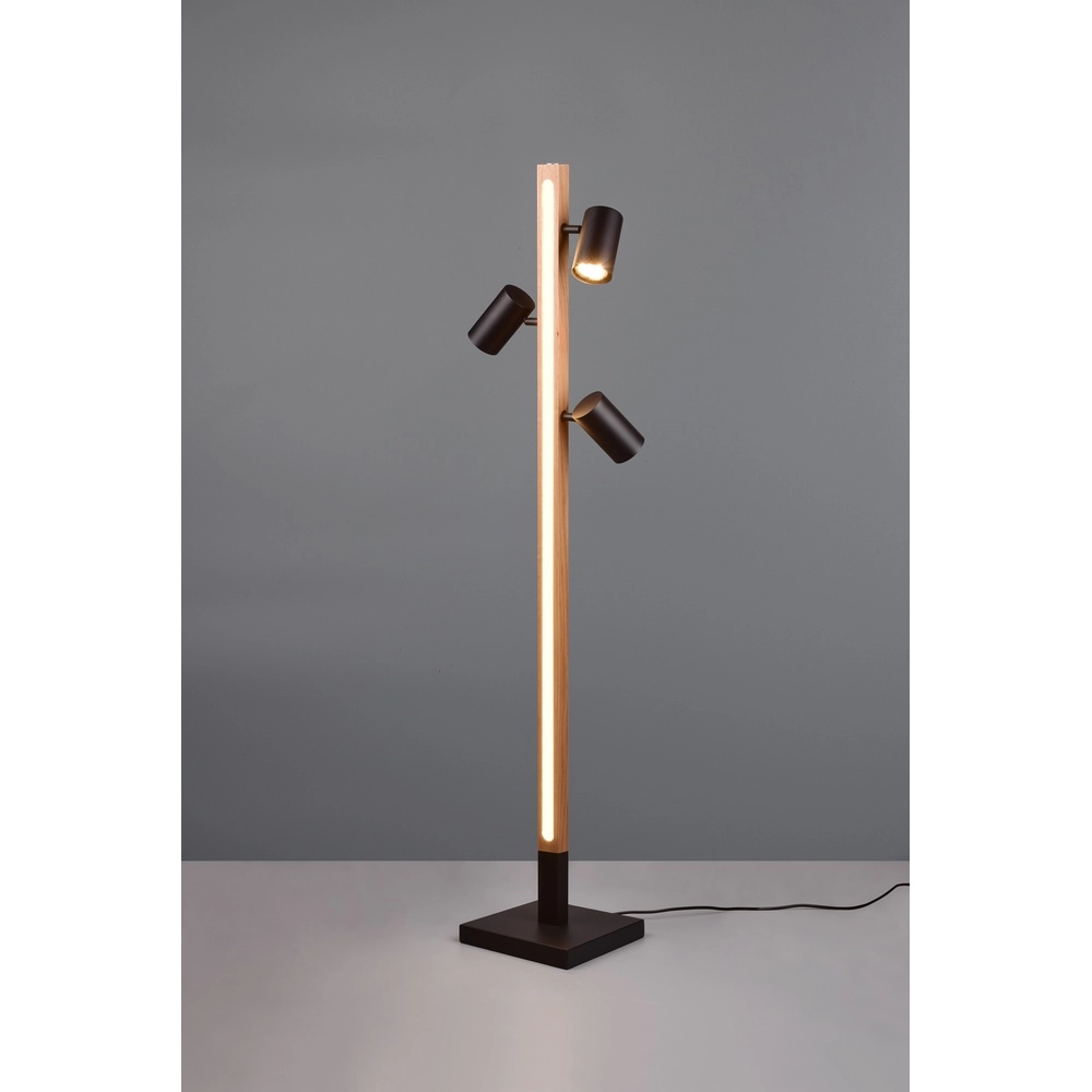 Lampadaire design Marley noir Trio 4017807559767