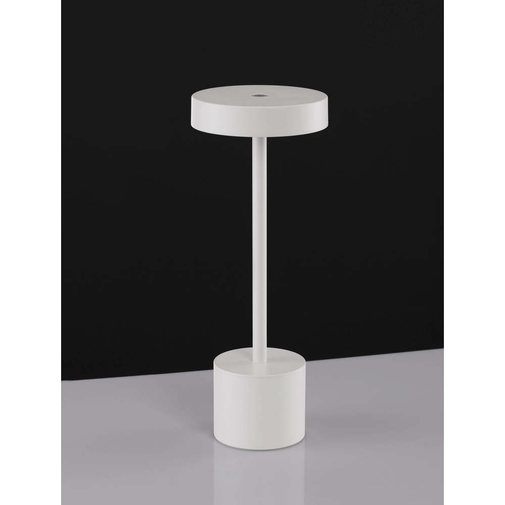Lampe de table design Fumo Blanc rechargeable Lyora 5212017434746