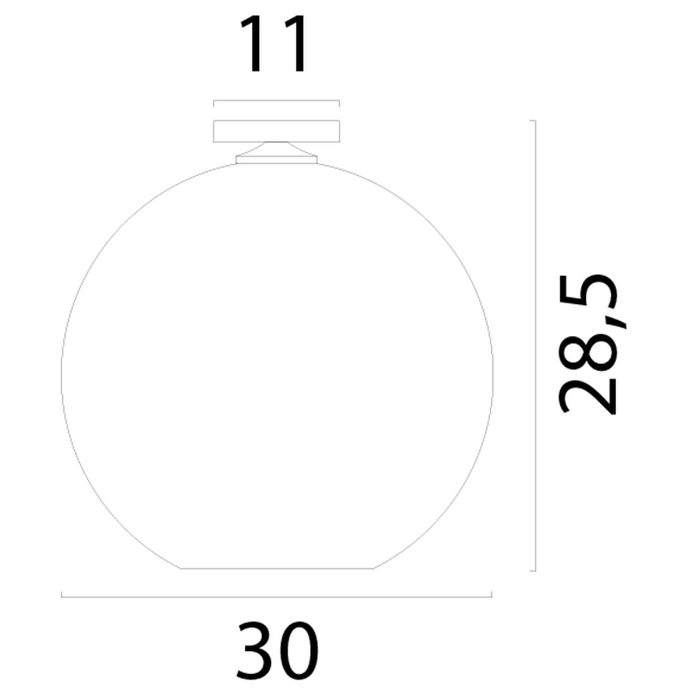 Lampe de plafond Corda Rotin Ø 30cm Masterlight 8718121322360
