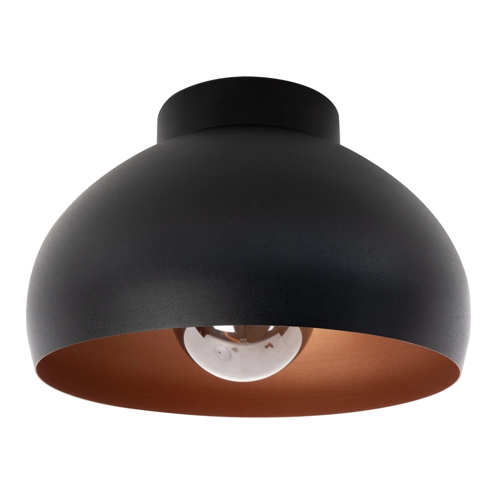 Noir avec lumière en cuivre au plafond Mogano 2 Ø 17,5 cm Eglo 9008606244607