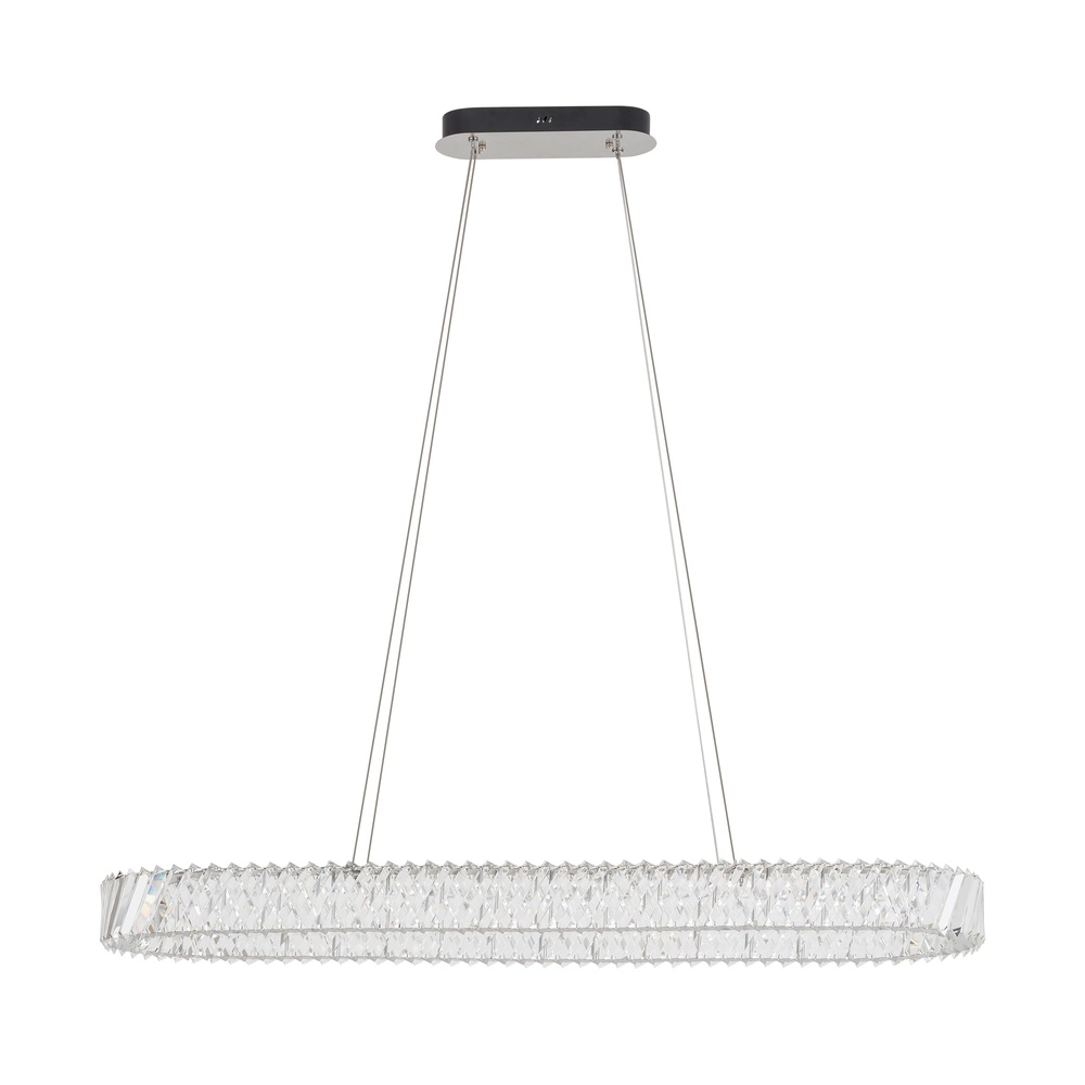Chandelier Luxora Led Cristal de 120 x 35 cm