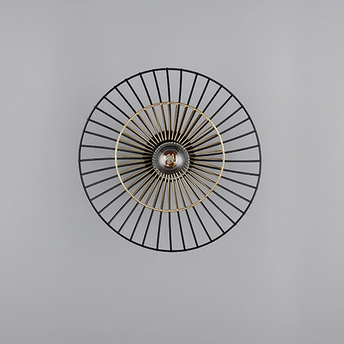 Lampe de plafond Lauris Ø 30cm noir Trio 4017807678116