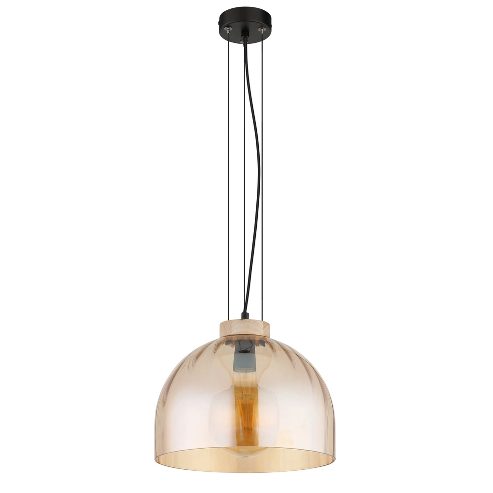 Lampe suspendue Swanson noir Ø 30cm Globo 9007371592647