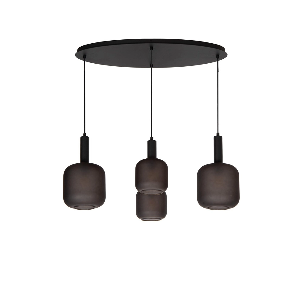 Lampe pendante noire Eloise 4 lumières