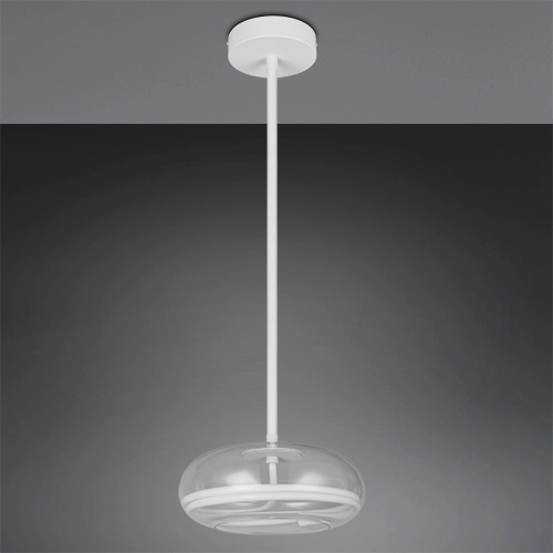 Lampe pendante de conception Tarsia blanc Ø 40cm Trio 4017807683325