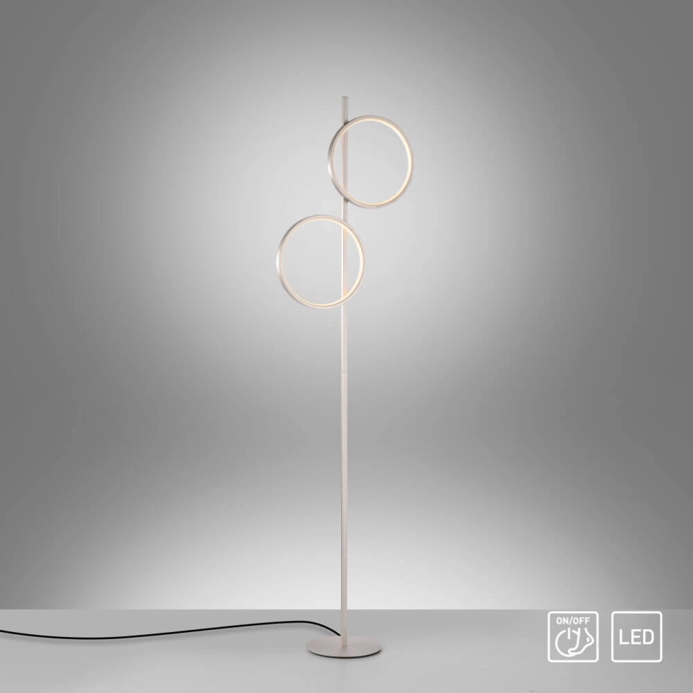 Lampadaire Mini Ritus argent Just Light 4043689002091