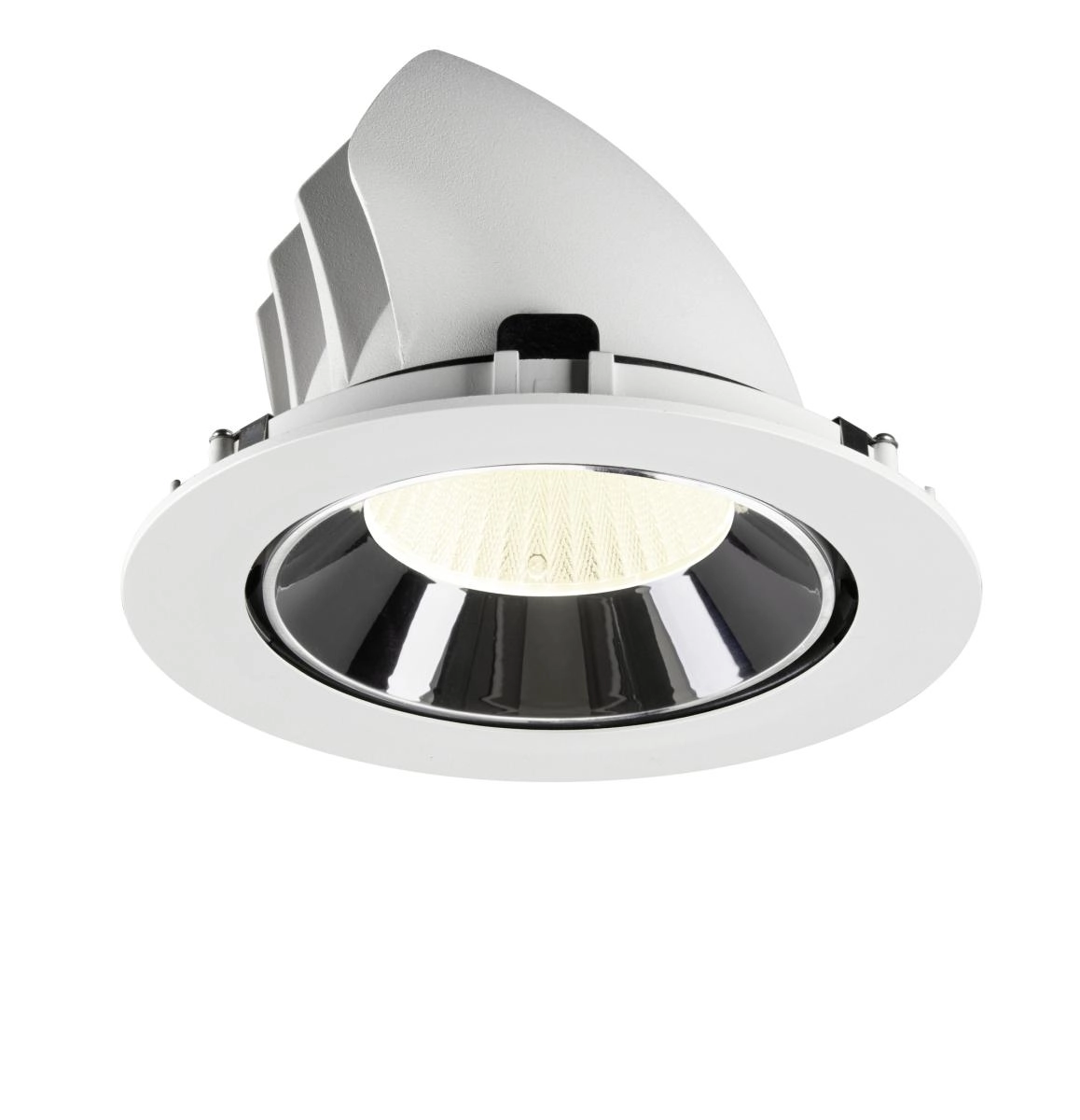 Spot encastré Numinos Gimble XL blanc/chrome 4000K - 40 deg SLV 4024163308403