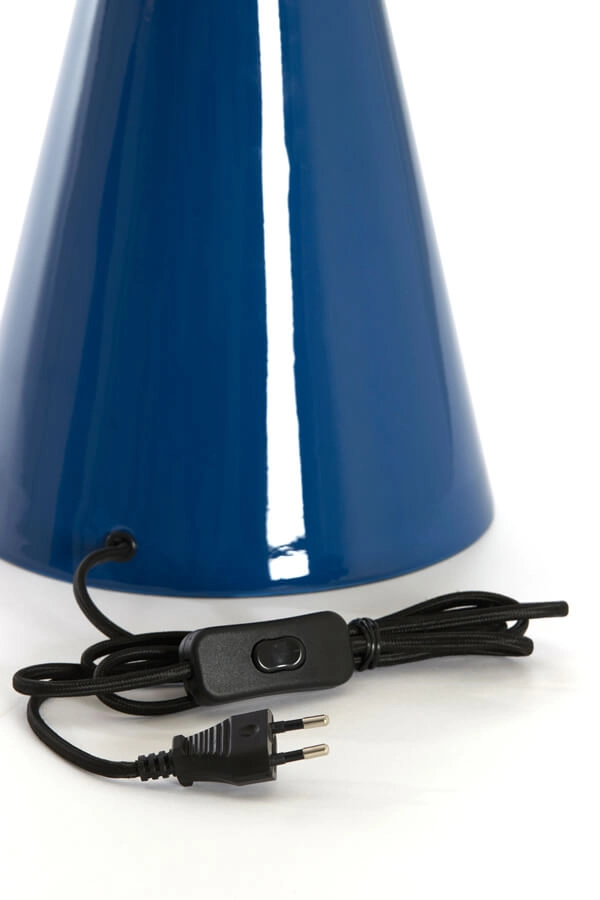 Lampe de table design Surrina bleu Ø 26cm Light & Living 8717807743536