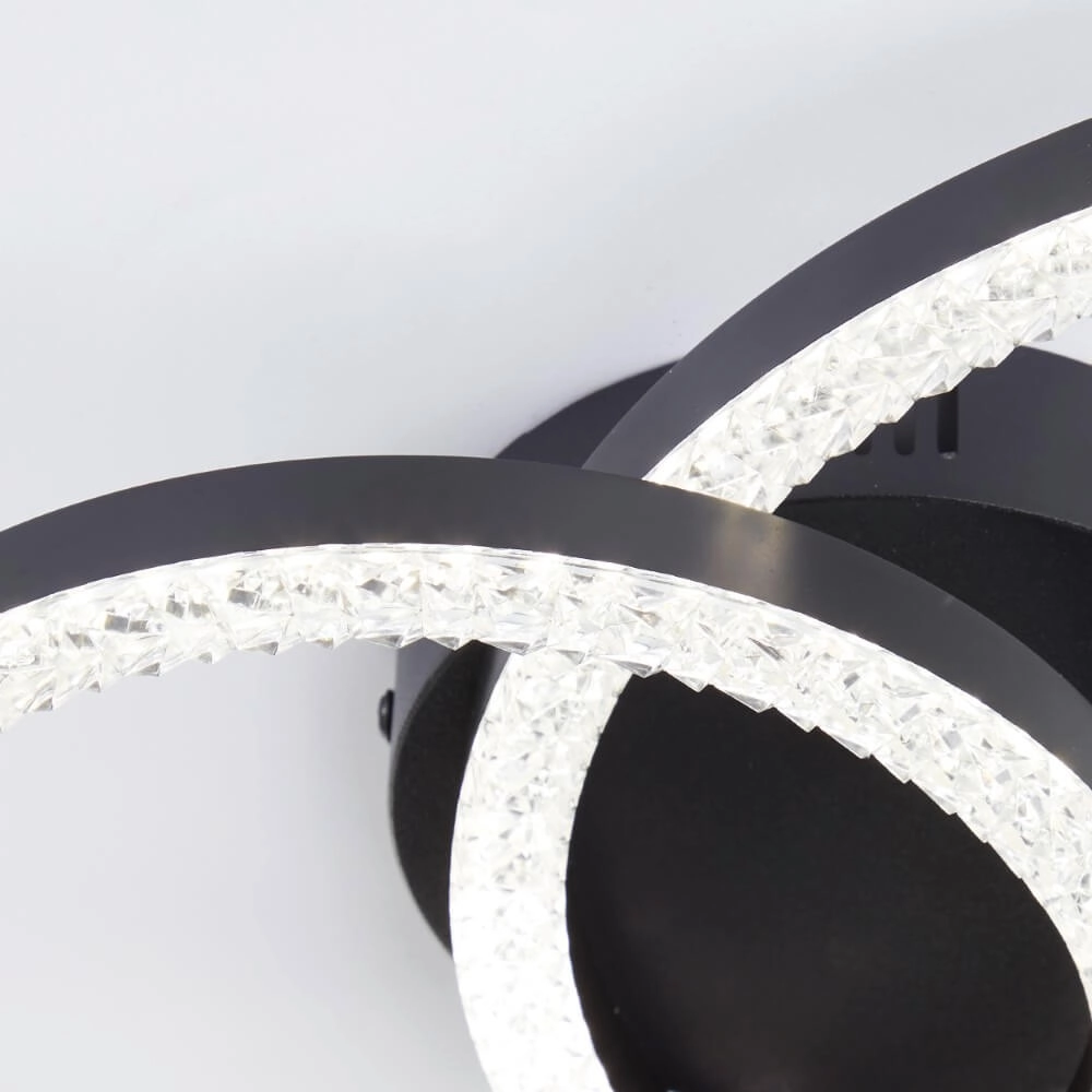 Plafonnier noir Aurelia noir Brilliant 4004353442124