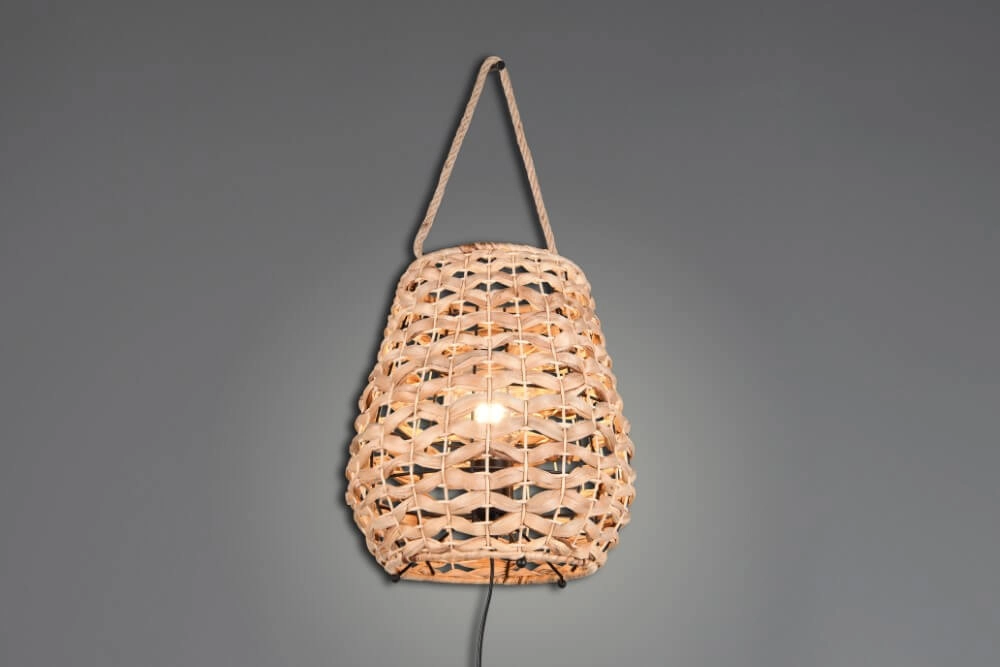 Lampe de table champêtre Jean Rotin Ø 29cm Trio 4017807637687