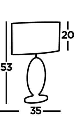 Lampe de table Loopy Searchlight 5053423195377