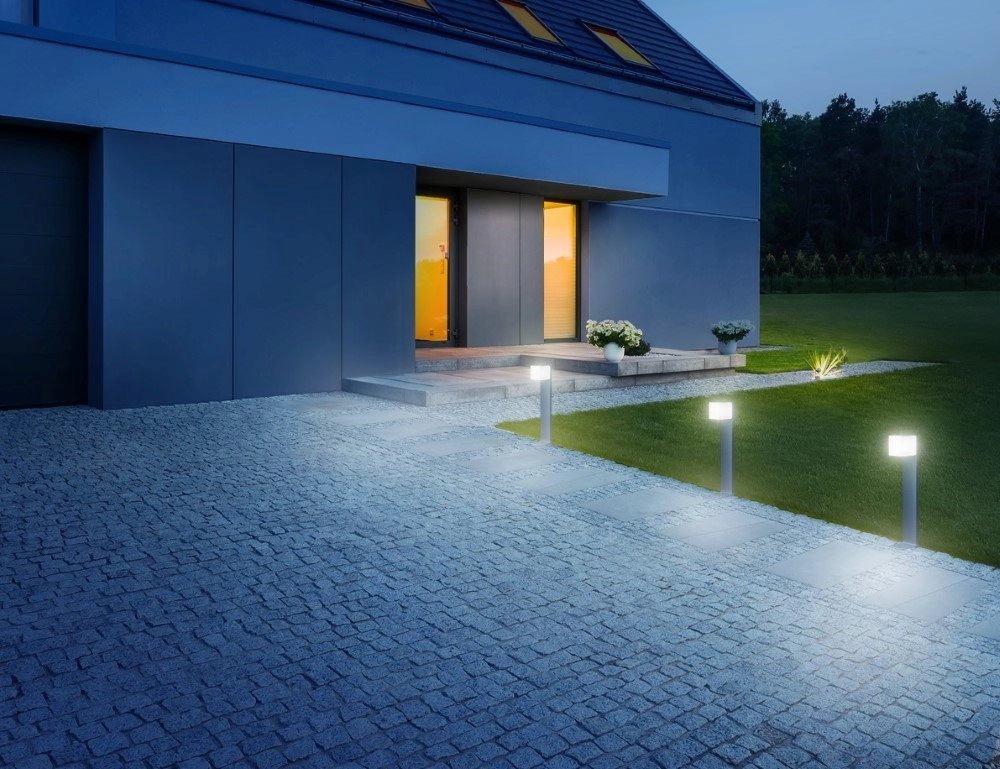 Lampe de jardin GL80 avec capteur de mouvement Steinel 4007841055486