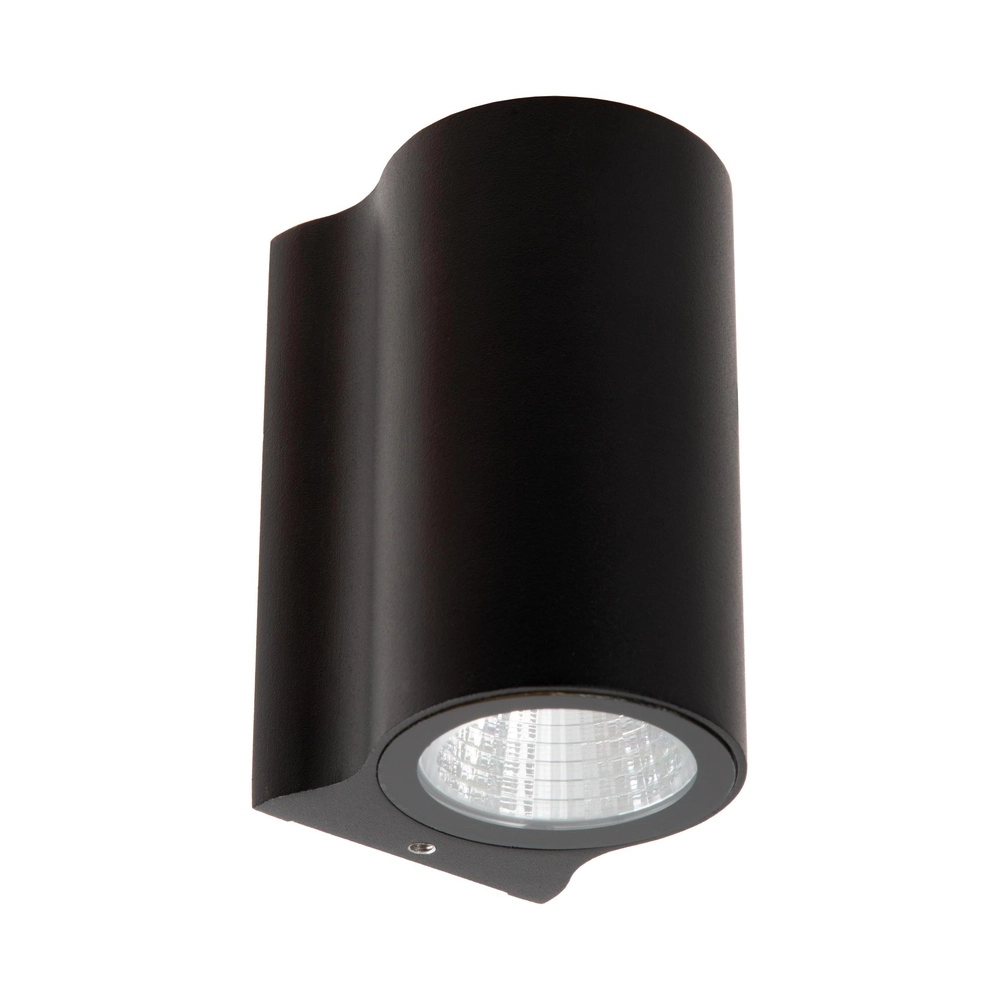 Lampe murale de conception Akra IP54 noir baissé