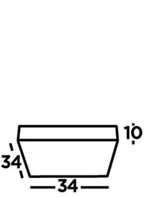 Plafonnier Rhea 34cm gris métallisé Searchlight 5053423189604