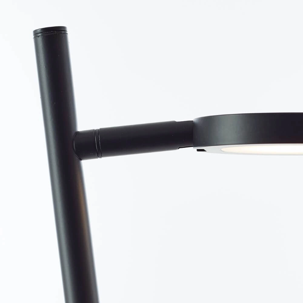 Lampadaire rechargeable Pesso noir Brilliant 4004353447020