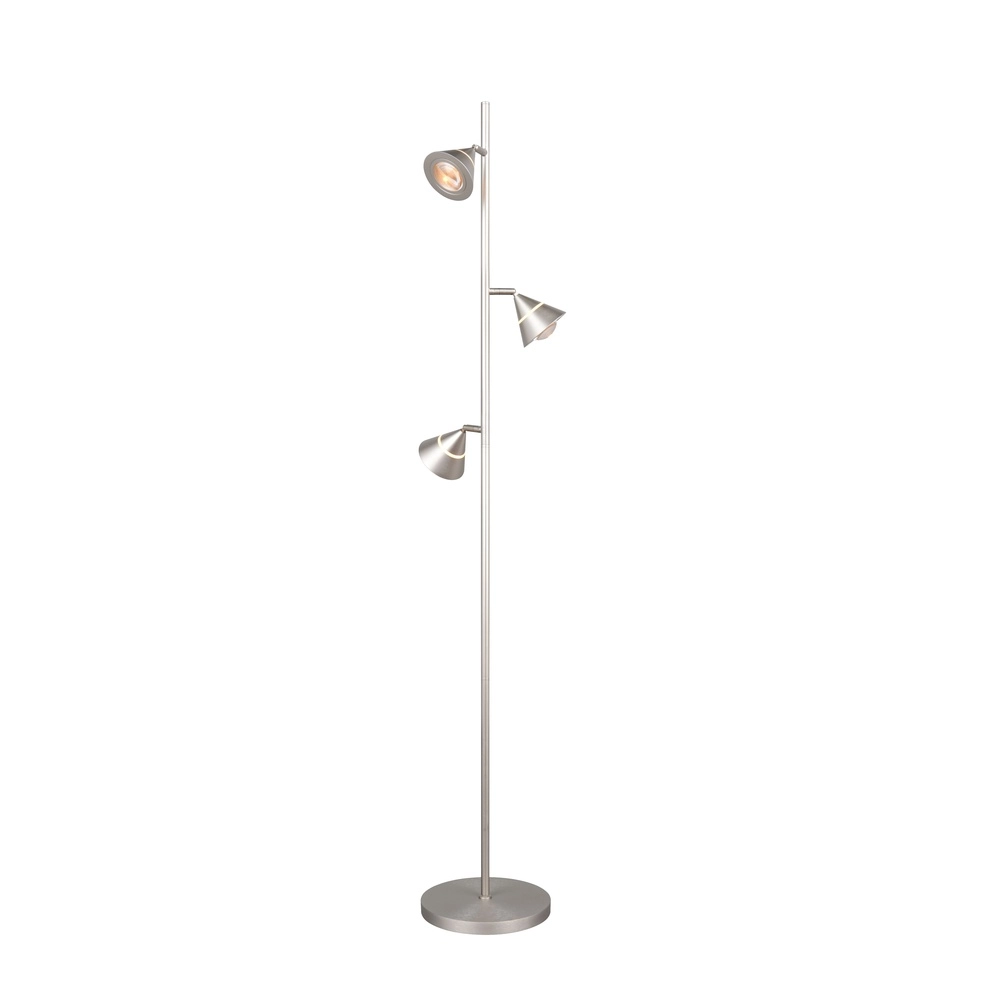 Lampadaire Romeo nickel Trio 4017807675375