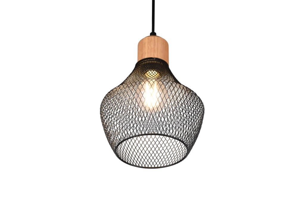 Lampe à fil noir Valeria Ø 18 cm Trio 4017807541182