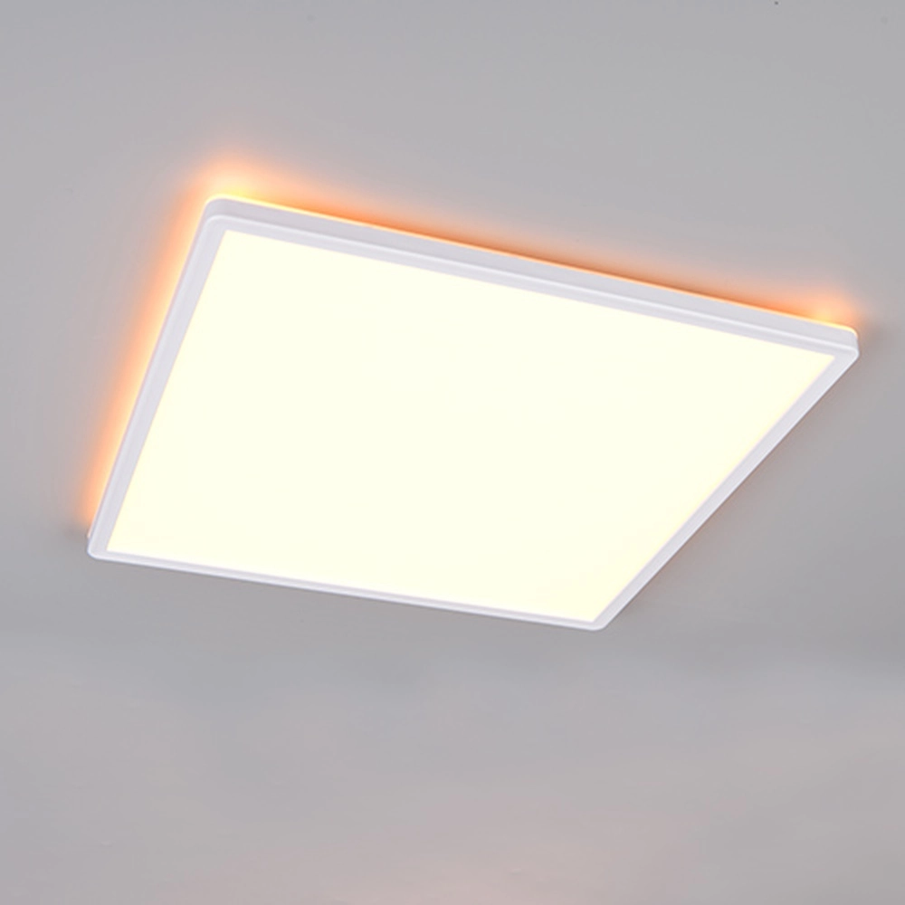 Lumière carrée au plafond Emra blanc 42cm Trio 4017807704174