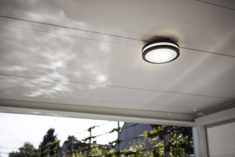 Applique ronde Titan anthracite Lutec 4250294306944