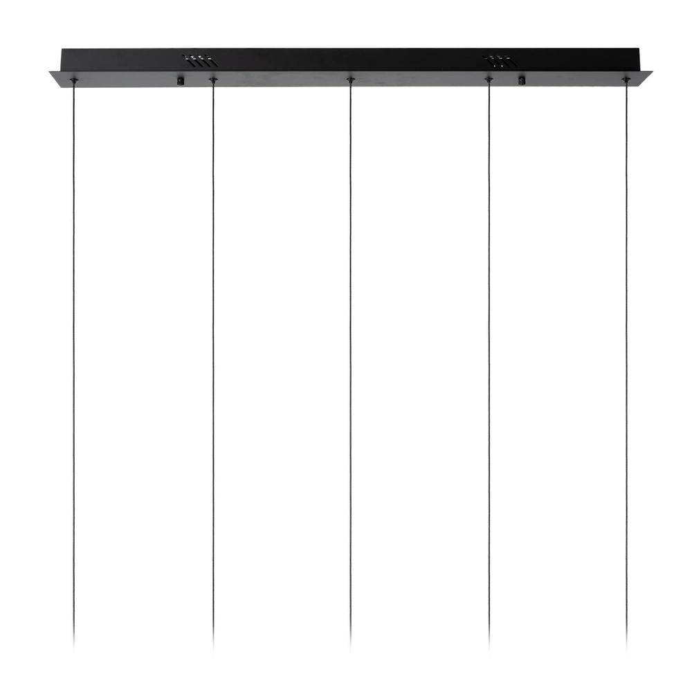 Lampe pendante de conception Sentubal Noir à 5 lumières Lucide 5411212134578