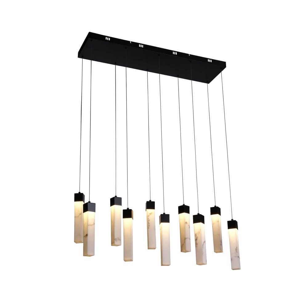 Suspension 13 lumières Moonbeam noir