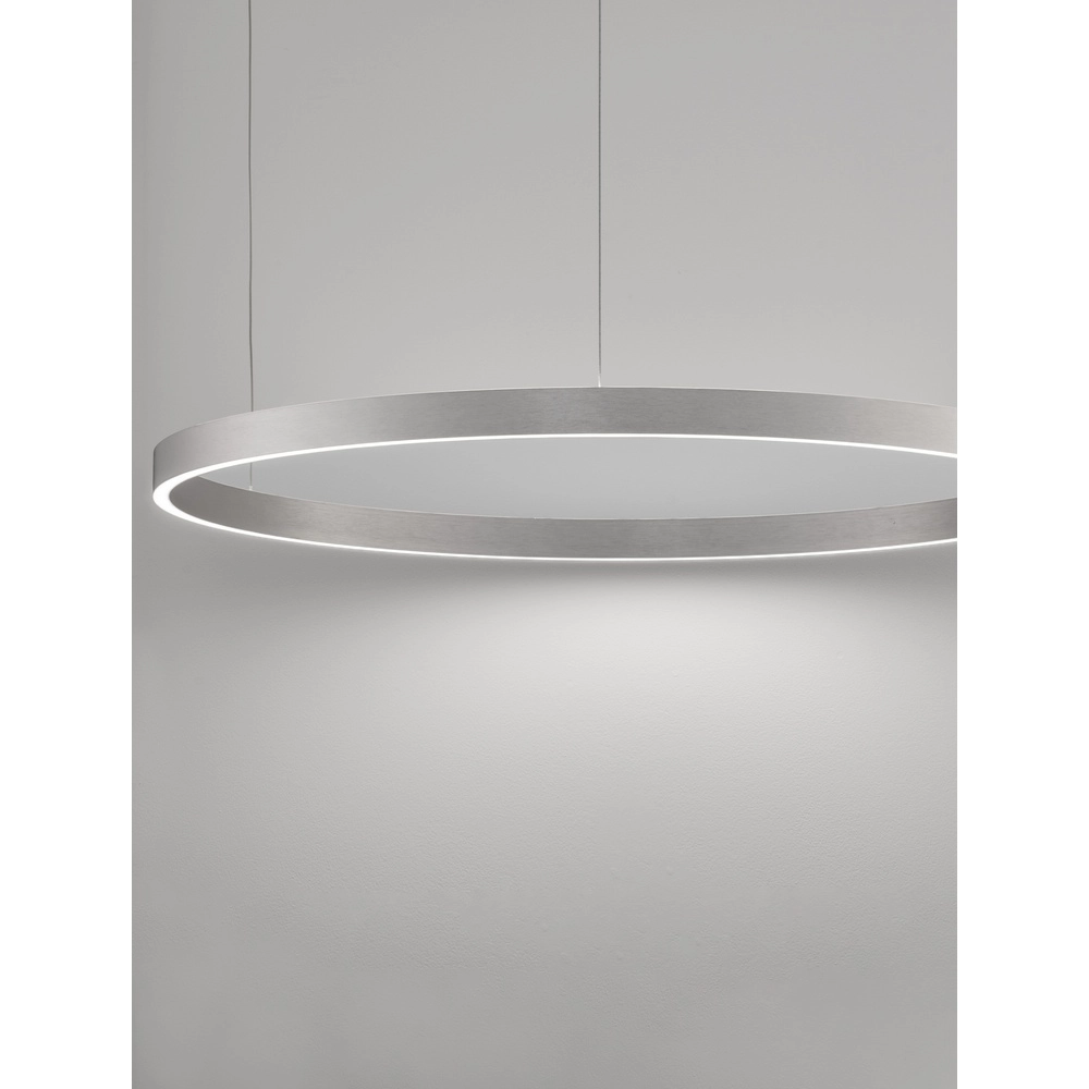 Suspension design Elowen gris argenté Ø 98cm Suspension design Elowen gris argenté Ø 98cm