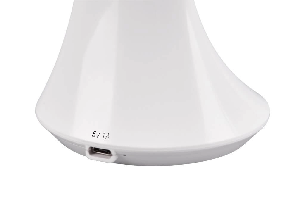 Lampe de table Patty blanc avec fonction alarme Trio 4017807559118