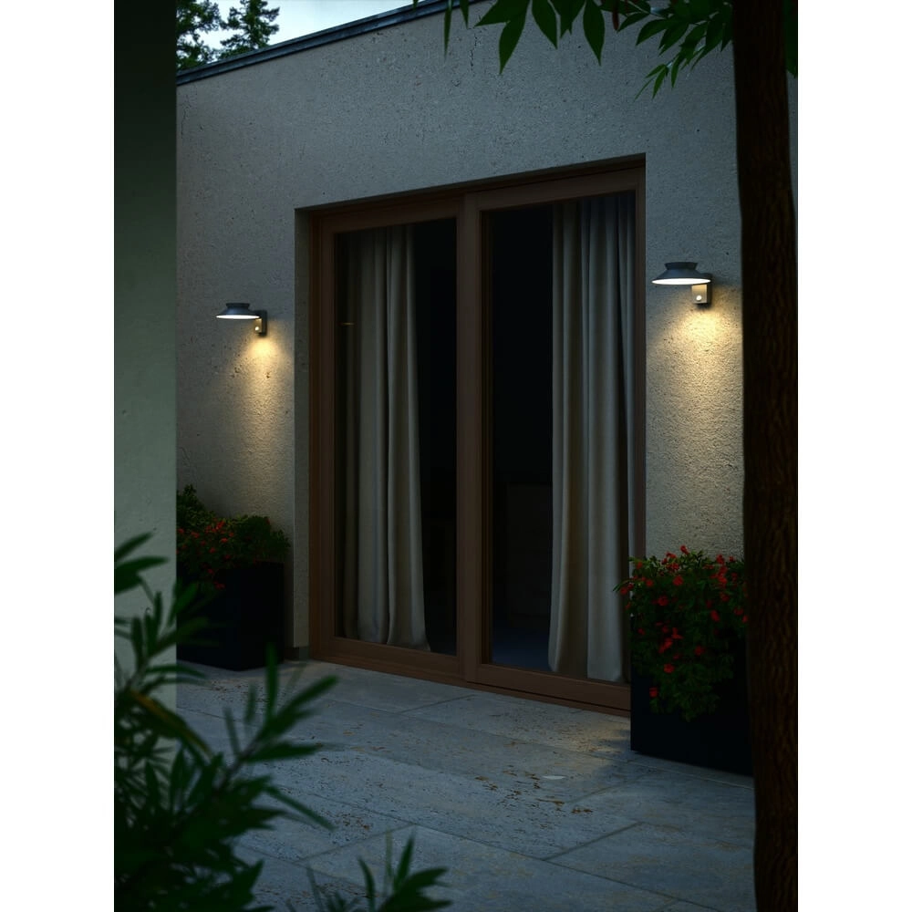 Applique solaire Justina anthracite Nordlux 5704924017551
