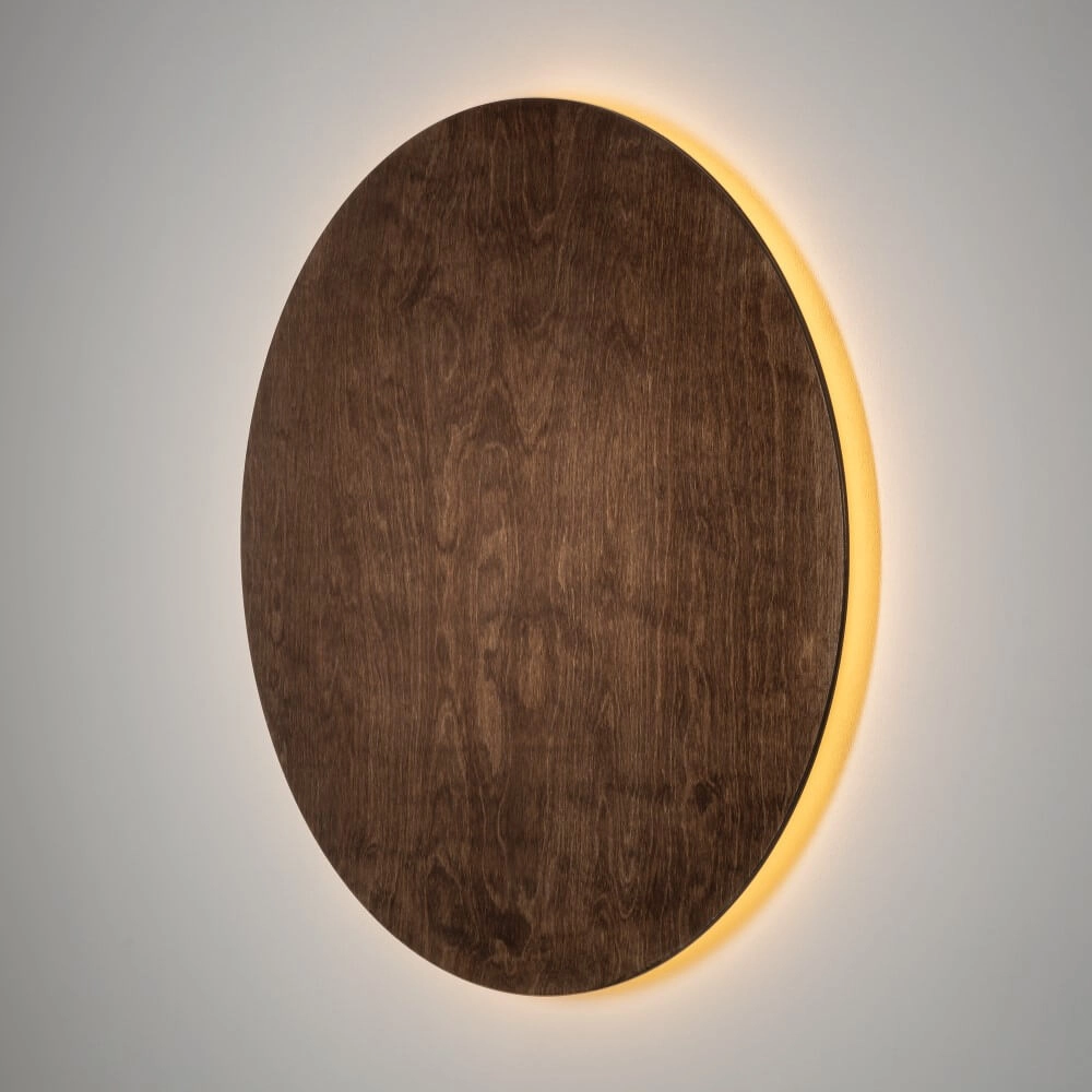 Applique murale Ring Timber XL Bois LED Lyora 5903139112925