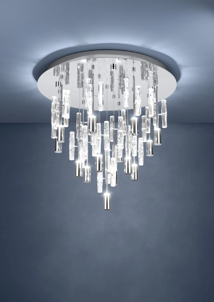 Unique ceiling lamp Orihuela chrome 3-step CCT Stars of Light 9008606360086
