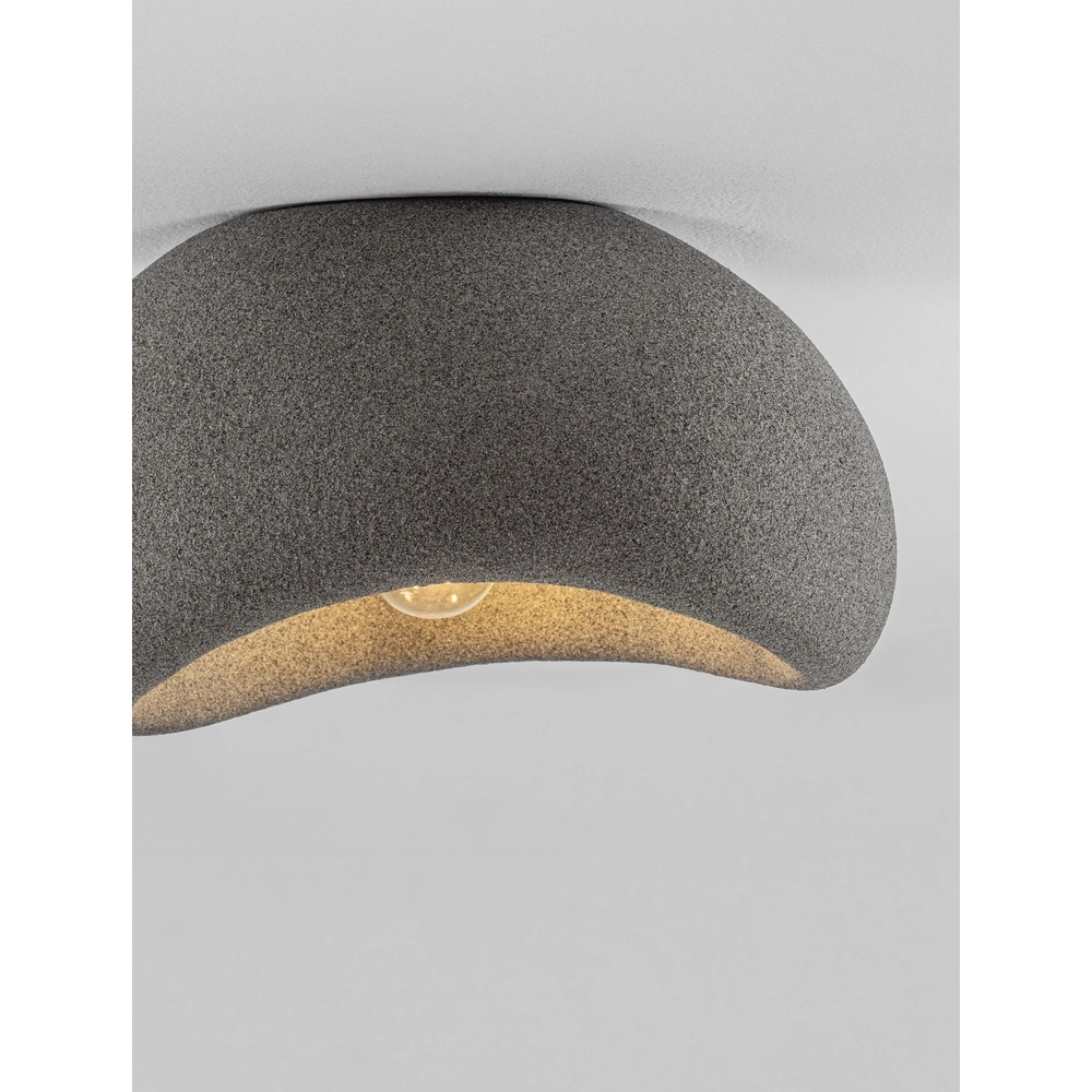 Plafonnier naturel Aere gris 40cm Lyora 5212017476753