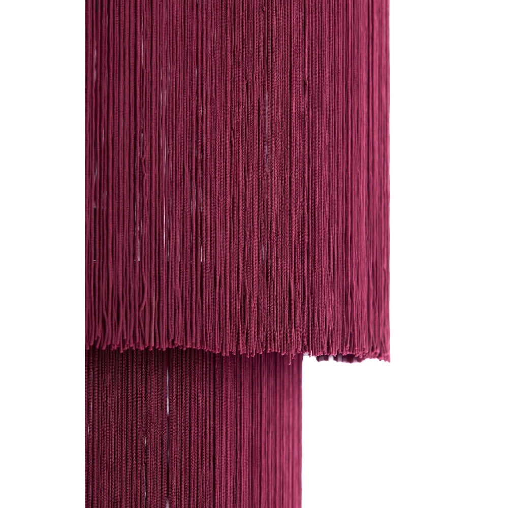 Lampe pendante à corde Malaika Ø 45cm - violet foncé Light & Living 8717807834036