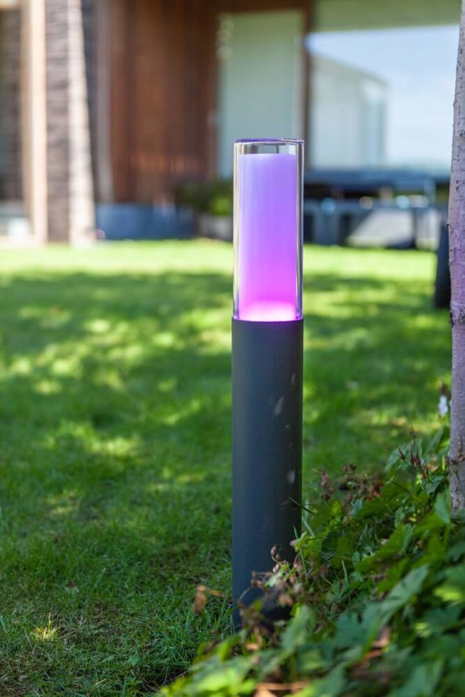 Lampe de jardin intelligente Dropa anthracite Lutec 6939412070261