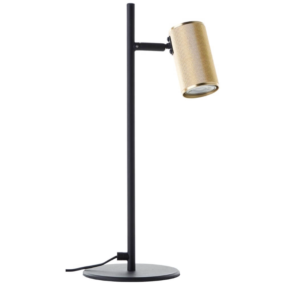 Lampe de table noire et dorée Marty Brilliant 4004353438349