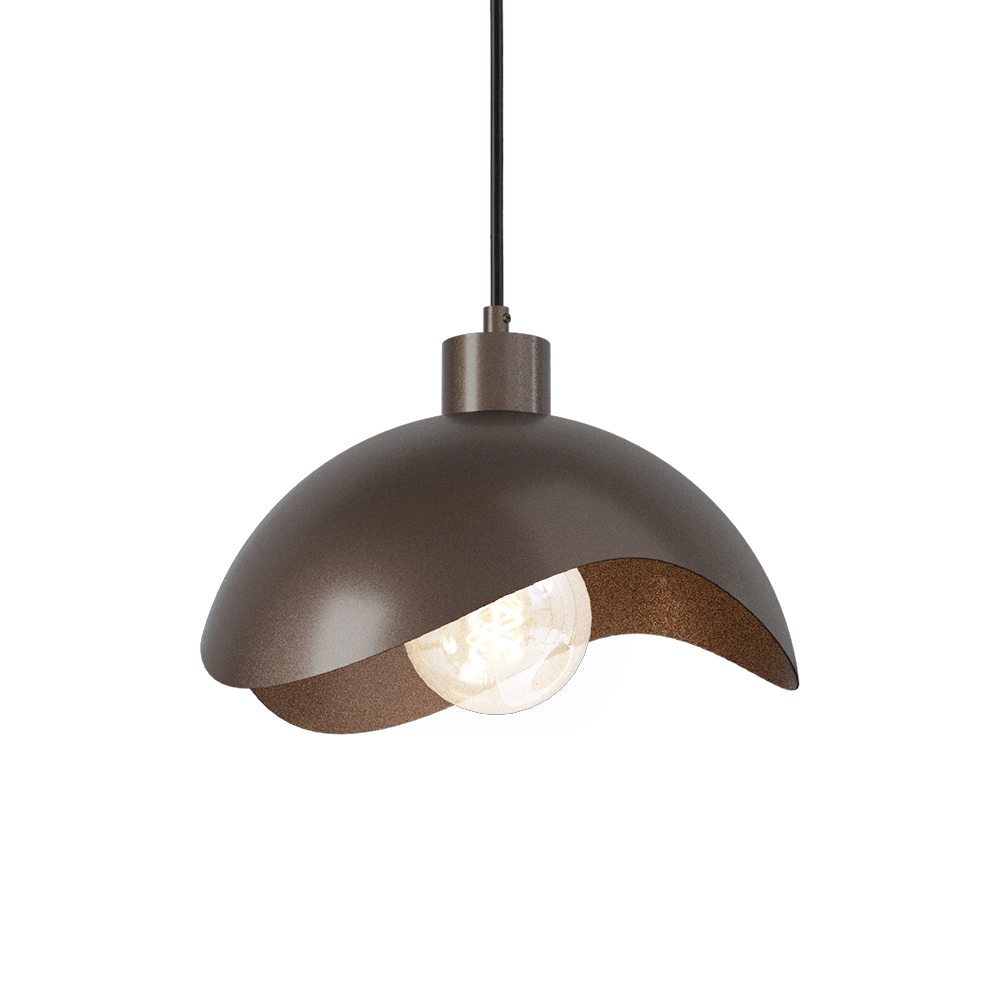 Lampe pendante de conception Volta Ø30cm - ondulé - cacao Masterlight 8718121395531