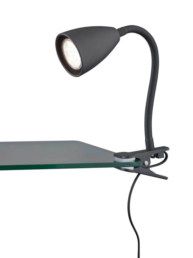 Lampe de table Wanda avec pince noir Lampe de table Wanda avec pince noir