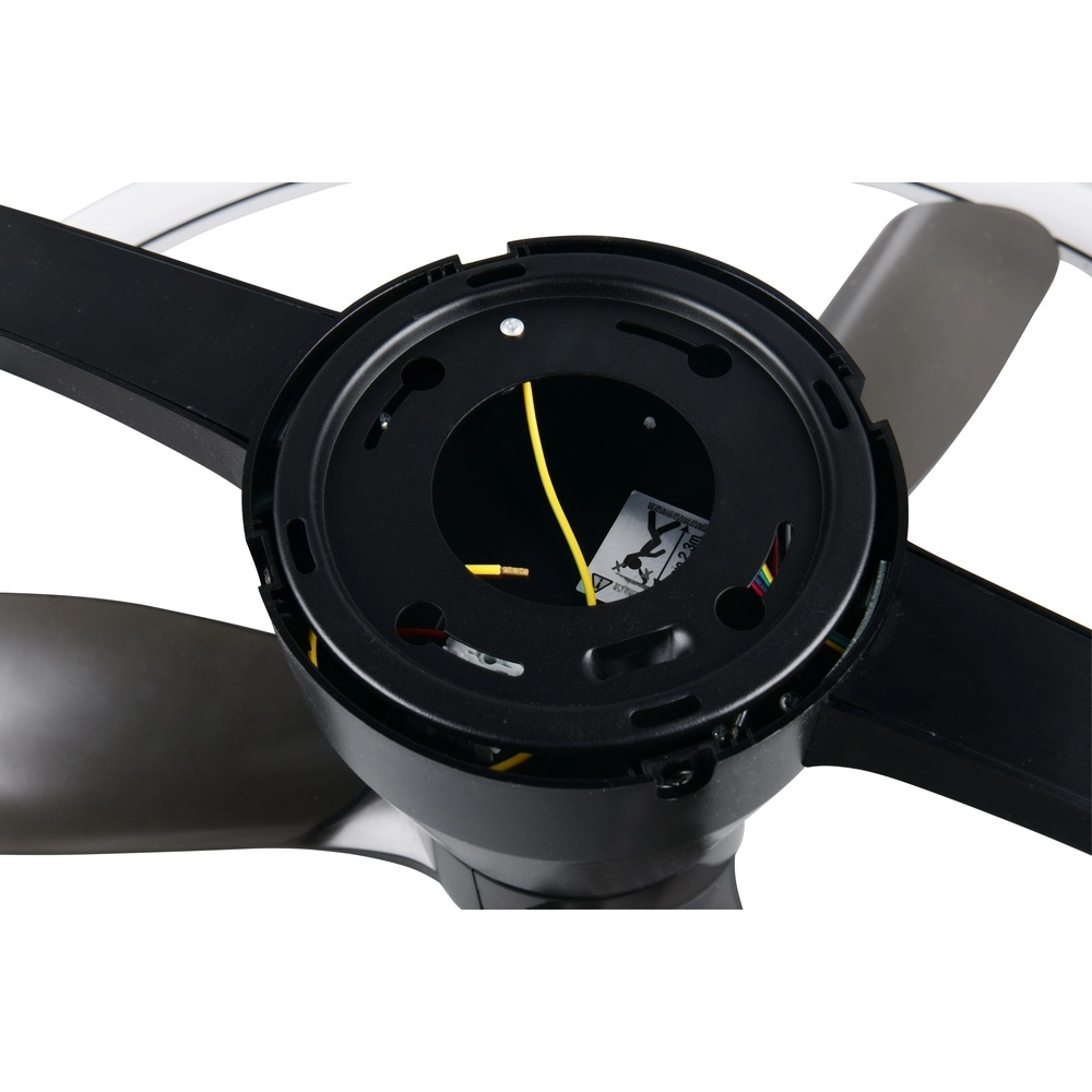 Ventilateur de maison intelligente Stockholm noir Ø 73,5 Tuya Trio 4017807693133