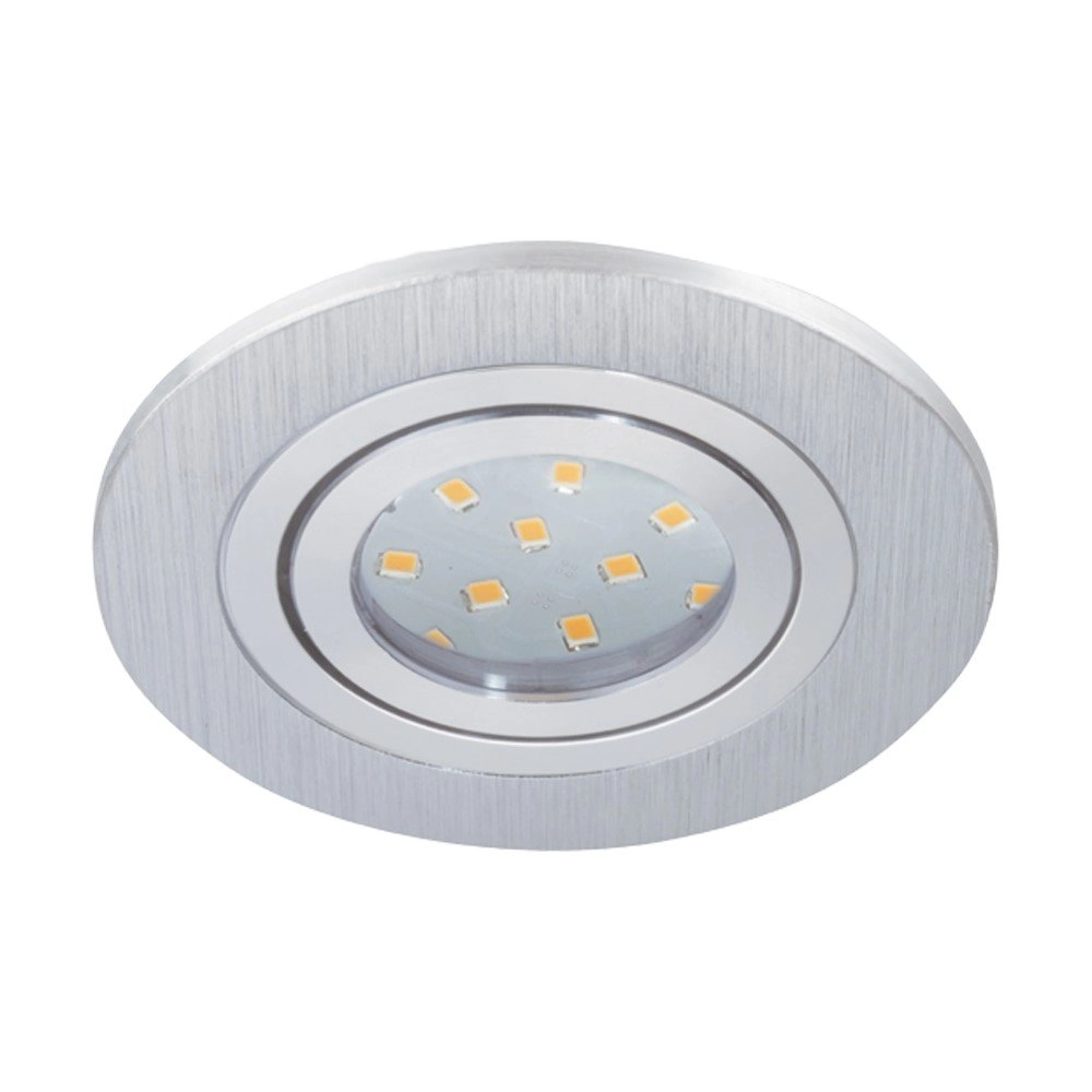 Projecteur intégré Areitio Round gris métallisé