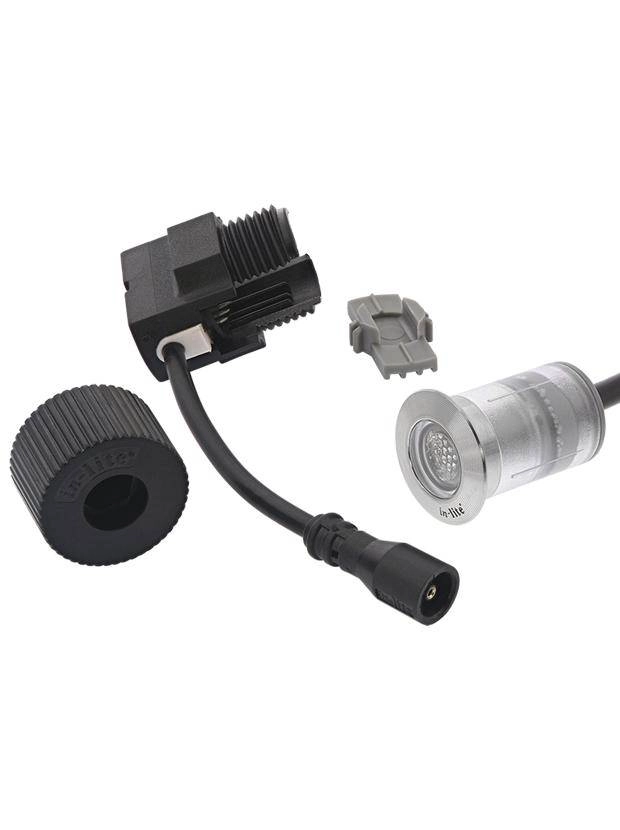 Petit spot encastré Hyve 22 RVS Led LED 12 volts In-lite 8717051003493