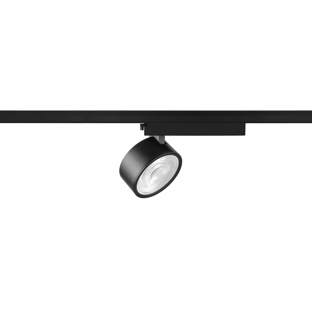 Spot ferroviaire Kalu 2.0 1 phase noire 2700K SLV 4024163318020