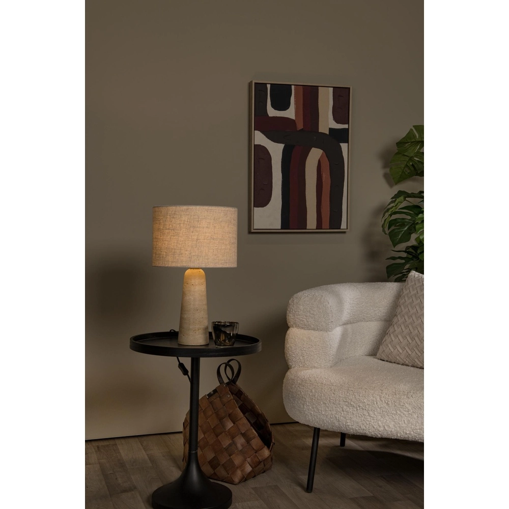 Lampe de table Nimue Ø taupe 30 cm Lucide 5411212051738